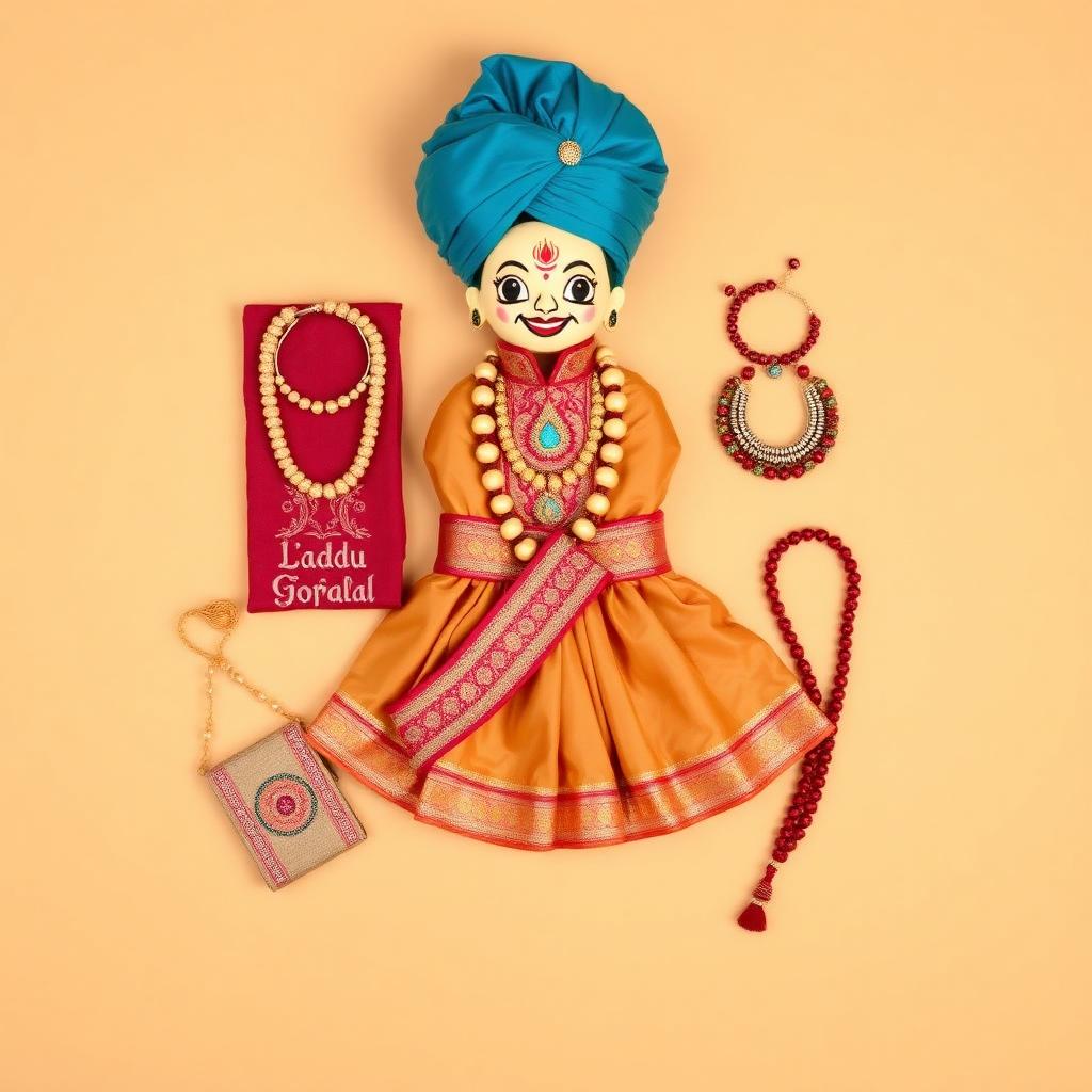 Laddu Gopal ji pagdi and poshak collection for wholesale buyers